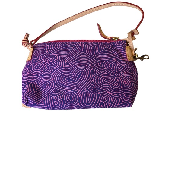 Dooney & Bourke Handbags - Dooney & Bourke Wristlet with Leather Handle